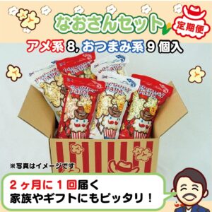 定期便　なおさんセット(アメ系8個おつまみ系9個)